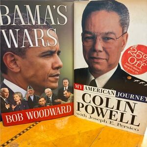 Political Book Set: Wars and My American Journey